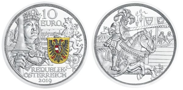 Münze Österreich Statečnost Erb 16,82 g