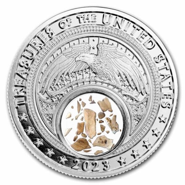 Native American Mint Mamutí kosti USA z Jižní Dakoty 1 Oz 2023 Native - Image 2