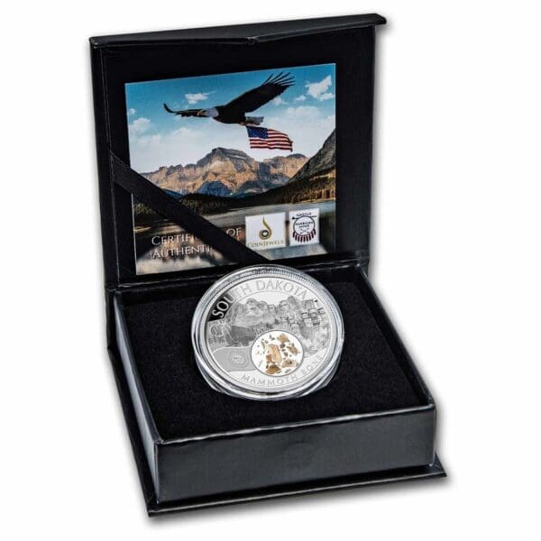 Native American Mint Mamutí kosti USA z Jižní Dakoty 1 Oz 2023 Native - Image 3