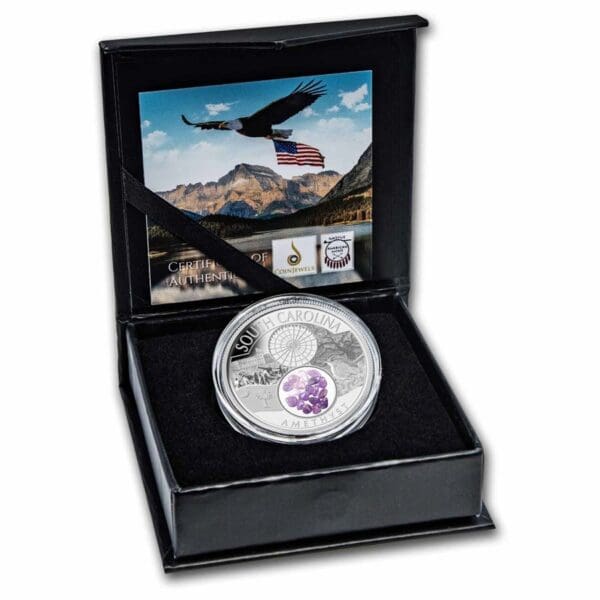 Native American Mint Stříbrné poklady amerického ametystu v Jižní Karolíně 1 Oz 2023 Native mint - Image 3
