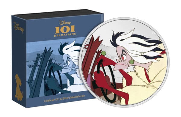 New Zealand Mint 101 dalmatinů - Cruella de Vil 1 Oz - Image 3