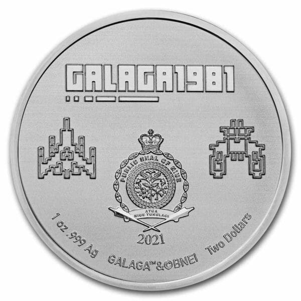 New Zealand Mint 40. výročí Galagy  Anniversary  1 Oz - Obrázek 2