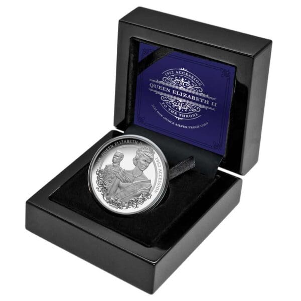 New Zealand Mint 70. výročí nástupu královny Alžběty II na trůn 1 oz - Image 3
