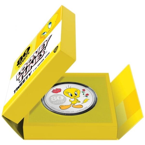 New Zealand Mint 80 let Tweetyho 1 Oz - Image 2