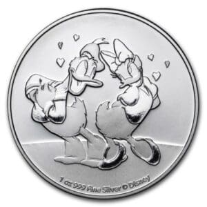 New Zealand Mint DONALD & DAISY DUCK 1 Oz Disney