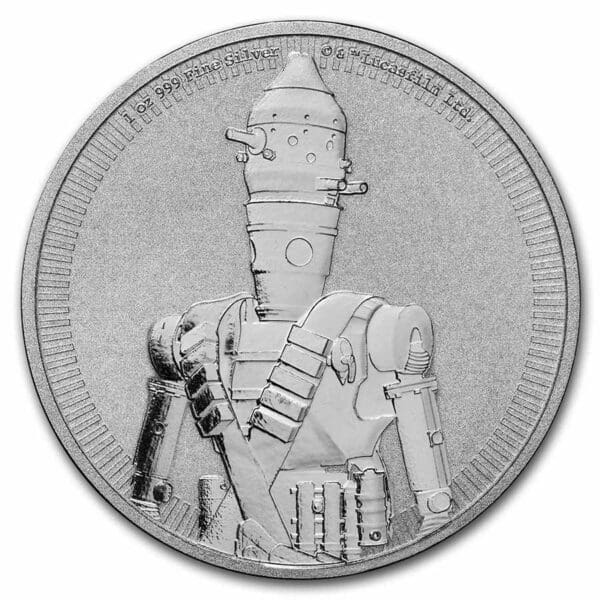 New Zealand Mint Mince 2 $ Star Wars: IG-11, 1 oz
