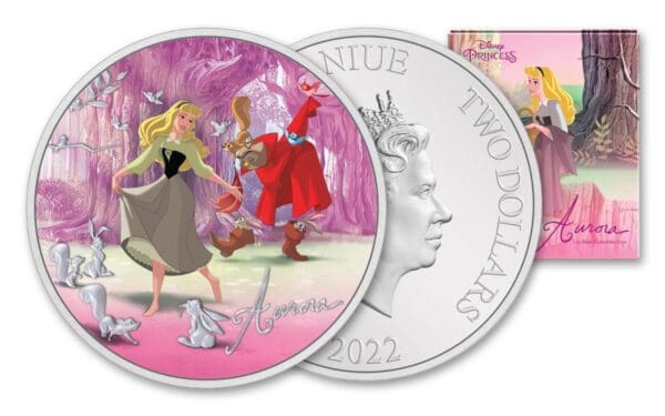 New Zealand Mint Princezna Aurora  1 Oz - Image 2