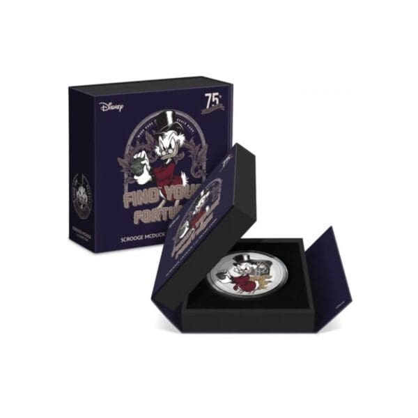 New Zealand Mint Scrooge Mr.Duck - 75. výročí 2022 1 Oz - Image 3