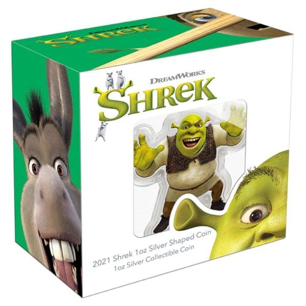 New Zealand Mint Shrek 1 oz 2021 - Image 3