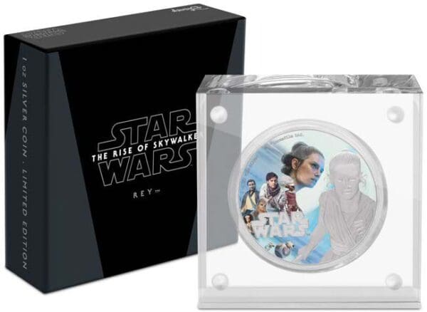 New Zealand Mint Star Wars REY 1 Oz 2019 Niue - Image 3