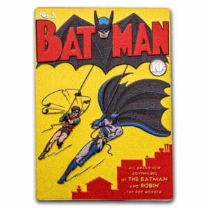 New Zealand Mint Stříbrná mince Batman DC Comix 1 Oz 2023 Niue