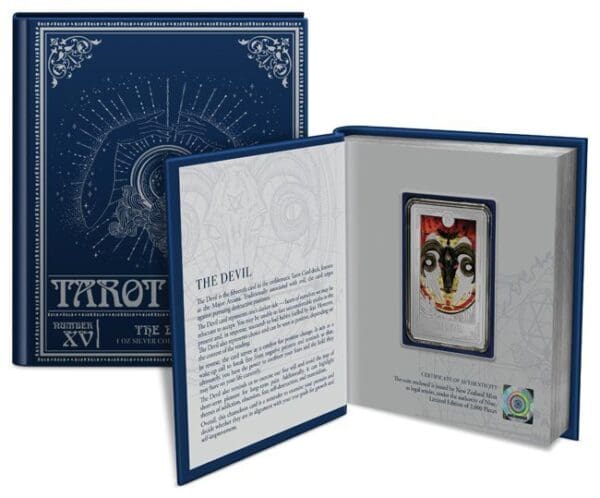 New Zealand Mint Tarot Ďábel the Devil 1 Oz 2024 - Image 3