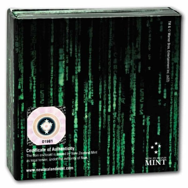 New Zealand Mint The Matrix: The One 1 Oz - Image 4