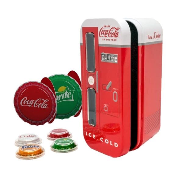 Niue Island Coca-Cola Automat sběratelský set 4 stříbrných mincí - Image 3