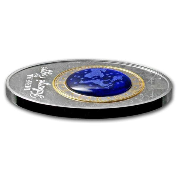 Niue Island Mince-2018 Niue  Faberge Vejce modrá Tsarevich souhvězdí - Image 3