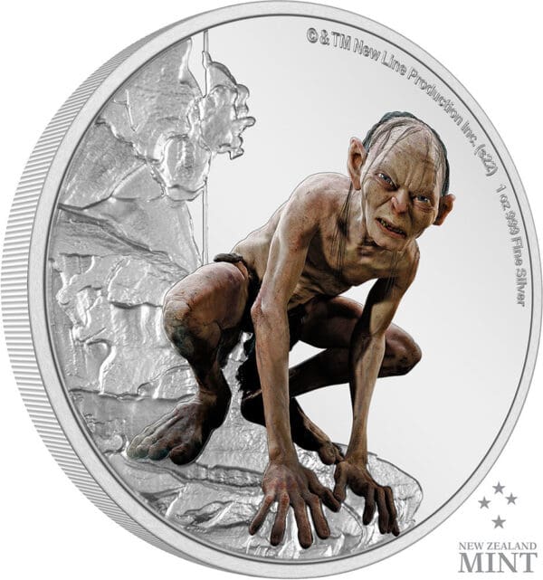 Niue Island Pán prstenů Glum 1 Oz