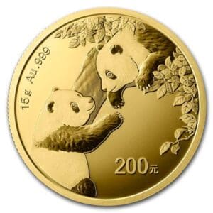Panda 15g 2023 zlatá mince