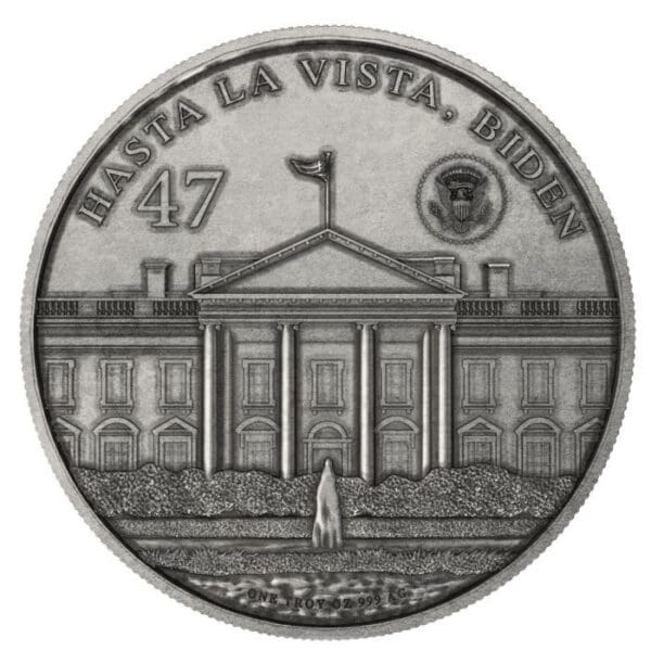 Stříbrná starožitná mince TRUMPINATOR 2021 1 oz USA - Image 2