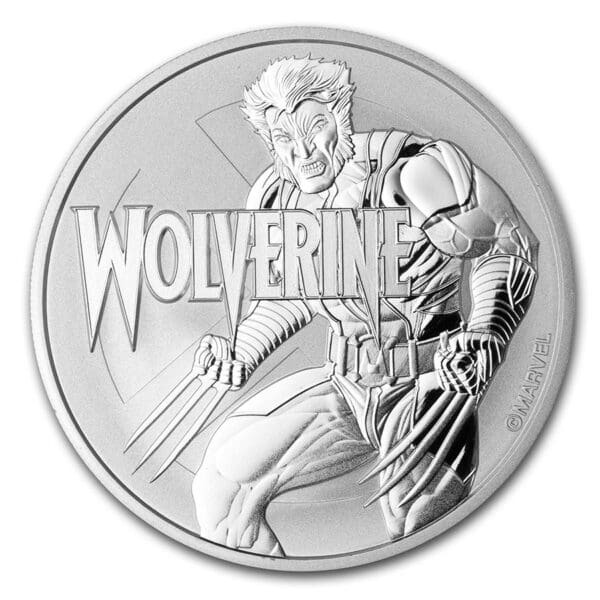 Perth Mint 2021 Tuvalu $ 1 Marvel  Wolverine BU 1 oz