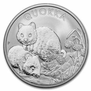 Stříbrná Mince Quokka BU 2022 1 oz 1$  Austrálie