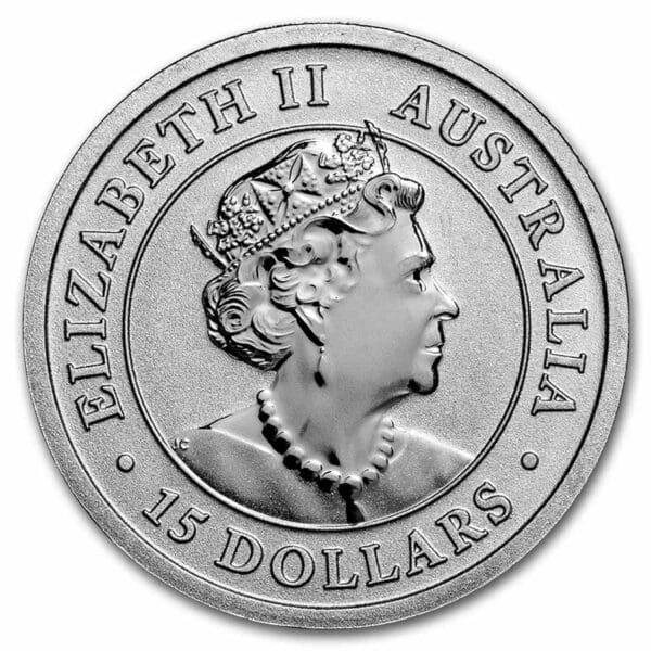 Perth Mint Platinová mince Kookaburra 1/10 oz $15 2023 Austrálie BU - Image 2
