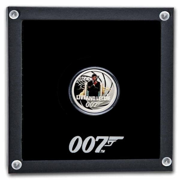 Perth Mint Stříbrná mince 007 James Bond Live and Let Die 1/2 Oz Tuvalu 2021 - Image 3