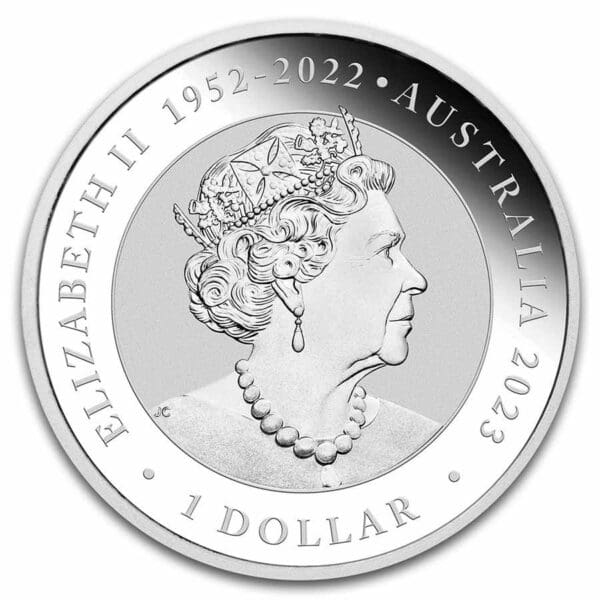 Perth Mint Stříbrná mince Swan (labuť ) BU 1 Oz Austrálie 2023 - Image 2
