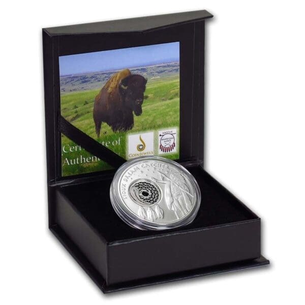 Private Mint 2019 1 oz Stříbro  Mesa Grande Sioux Dream Catcher Proof - Image 3