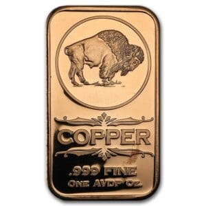 Private Mint Měděný slitek Buffalo (Bison) 1 Oz