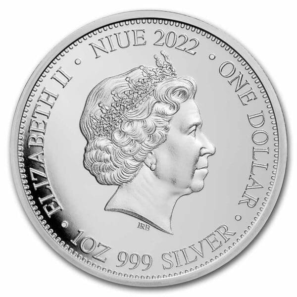 Private Mint Mince Komodo Dragon - Tiger BU 2022 Niue  1 oz - Image 2