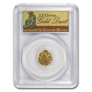 Private Mint Sacramento Assayer Hoard California  1,5 gramů PCGS