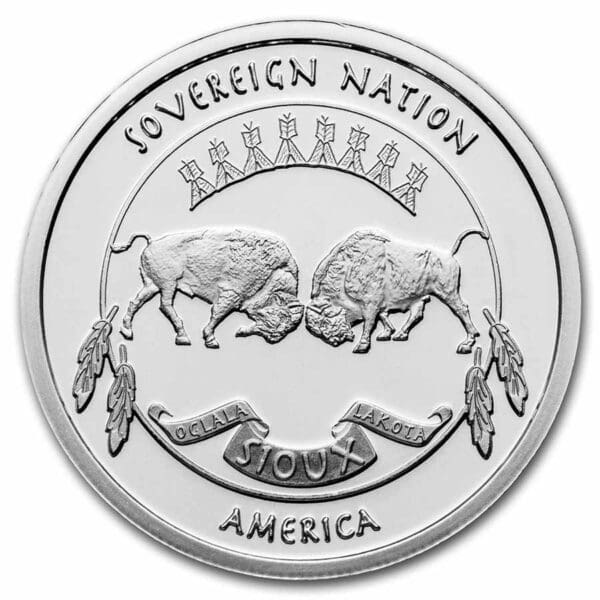 Private Mint Siouxský indián 1 Oz 2021 - Image 2