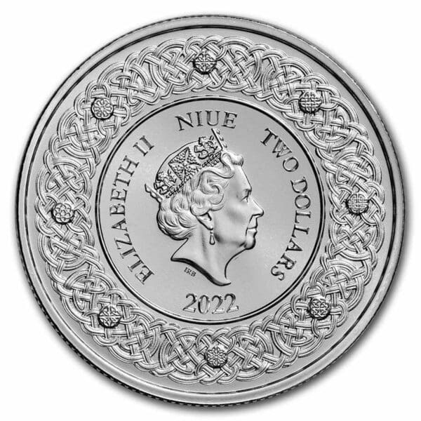 Private Mint Stříbrná mince Norský bůh Freya 1 Oz 2$ 2022 Niue BU - Image 2