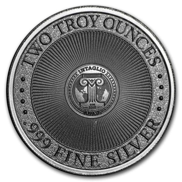 Private Mint Stříbrná vysoké reliéfní mince - Molon Labe (typ 3) 2 Oz - Image 2