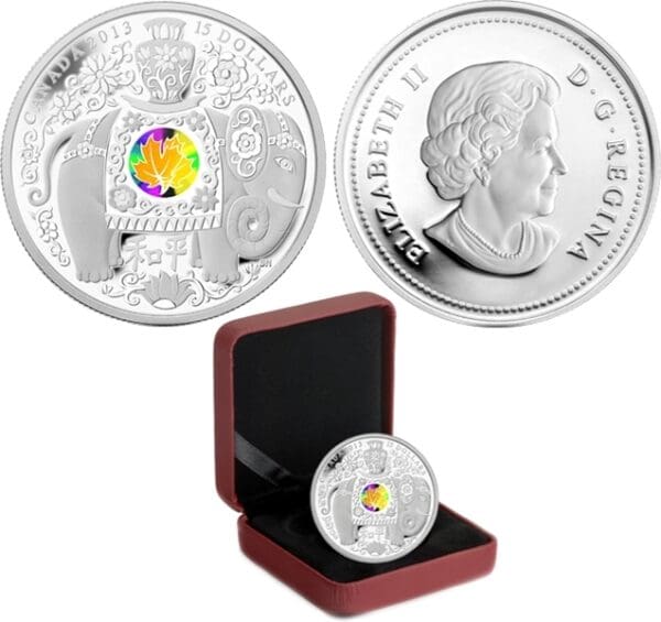 Royal Canadian Mint Mince-2013 Kanada 1 oz Stříbro $ 15 Maple of Peace - Image 2