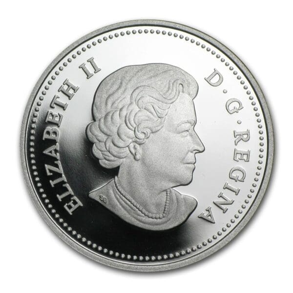Royal Canadian Mint Mince -2014 Kanada 1 oz Stříbrný $ 20 jaguár posazený na javorovém stromě - Image 2