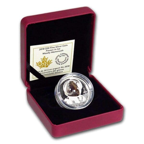 Royal Canadian Mint Mince 2018 Kanada 1 oz Mamut srstnatý - Image 4