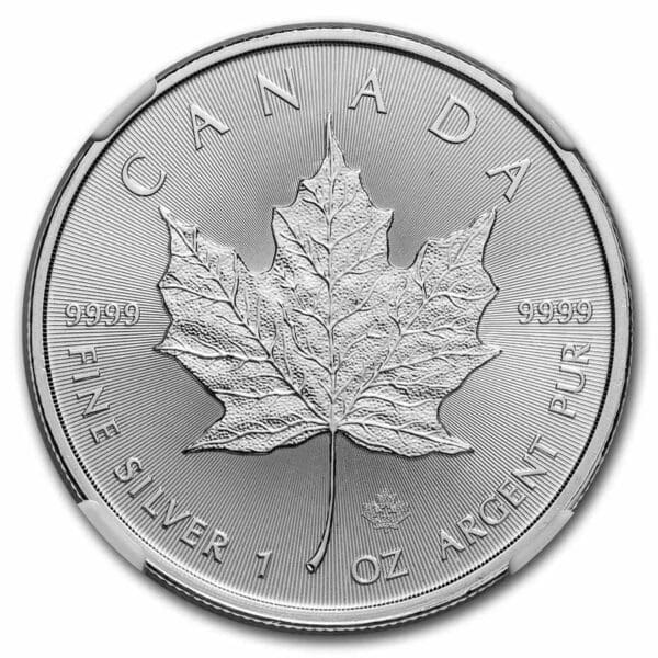 Royal Canadian Mint Stříbrná mince Maple Leaf MS-69 NGC 1 Oz Kanada 2023 - Image 3