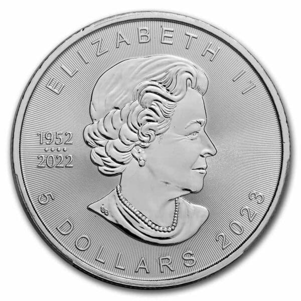 Royal Canadian Mint Stříbrná mince Maple Leaf MS-69 PCGS 1 Oz Kanada 2023 - Image 2