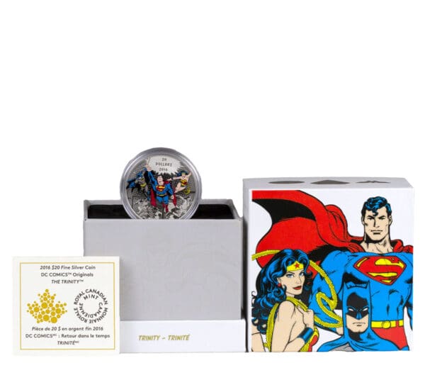 Royal Canadian Mint TRINITY DC Comics Original - Image 3