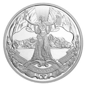 Stříbrná mince Výročí  dolaru 23,17g 1 CAD 1867-2017 Kanada