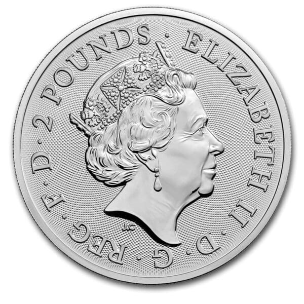 Royal Mint 2020 Velká Británie  rok krysy BU 1 oz - Image 2