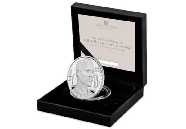 Royal Mint 40. Narozeniny princ Williama Silvera 28,28 g - Image 3