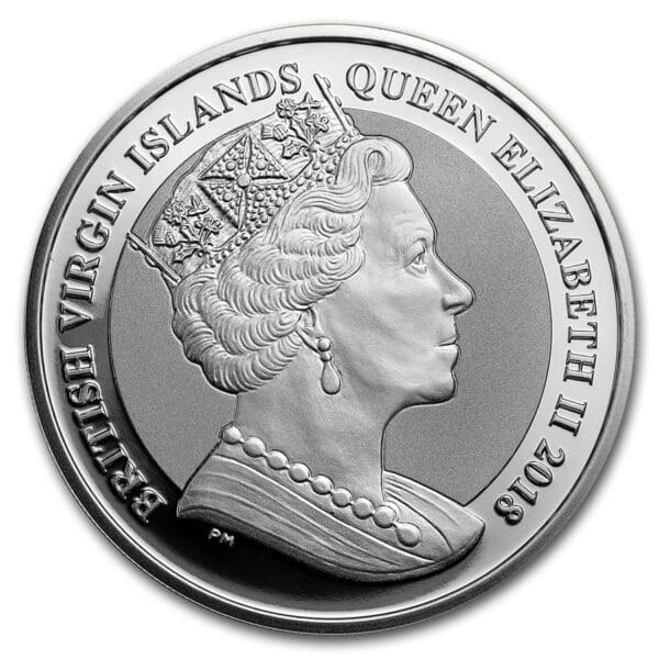 Royal Mint Mince: 2018  1 oz. Silver Pegasus Reverse Frosted BU - Image 2