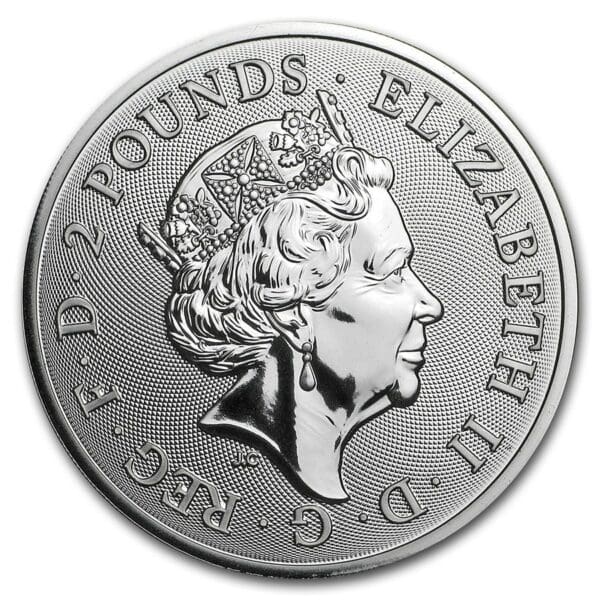 Royal Mint Mince - 2018 Velká Británie 1 oz rok psa - Image 2