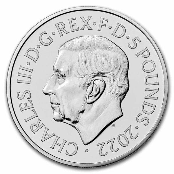 Royal Mint Mince 5 £ Její Veličenstvo královna Alžběta 28 g - Image 2