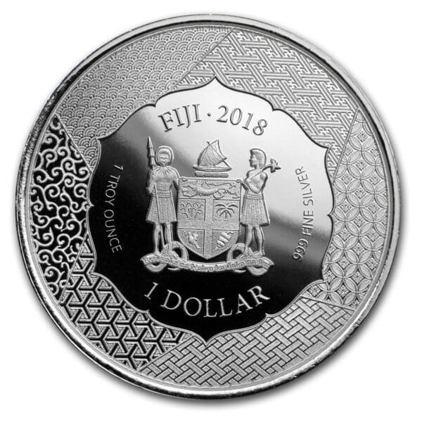 Royal Mint Samurai -2018 Fiji 1 oz Stříbro 1 Oz - Image 2