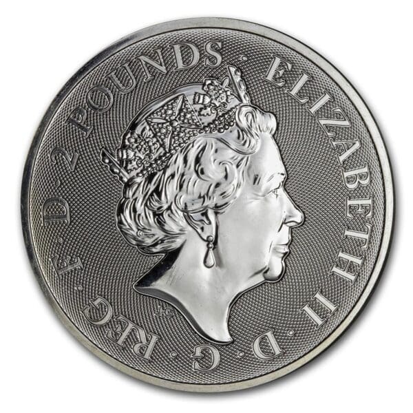 Royal Mint Velká Británie 1 oz Silver Valiant BU 2020 Svatý Jiří a drak - Image 2