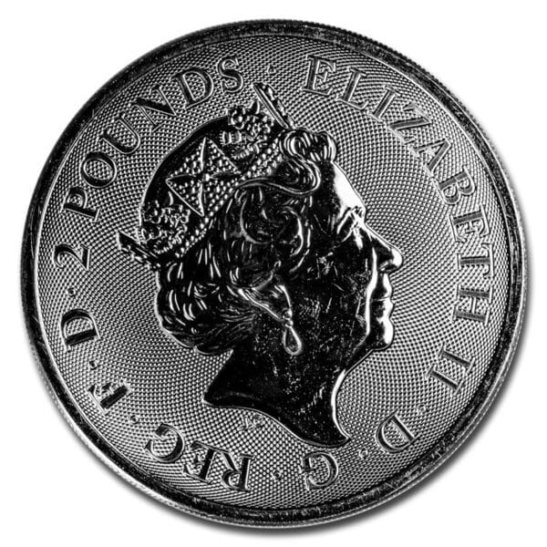 Royal Mint Velká Británie 1 oz  Valiant BU ( Náhodný rok) - Image 2