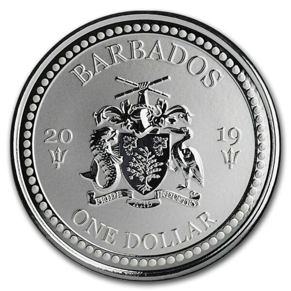 Scottsdale Mint Barbados - Flying Fish 1 Oz - Image 2